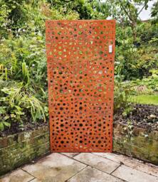 F&G Supplies Moroccan Decorative Screen Wall Art 1.8m Tall in Brown - thumbnail 5