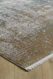 Gooch Luxury Rugs Toros Ombre Distressed Area Rug in Metallic Gold - Size: 180 cm x 120 cm - thumbnail 3