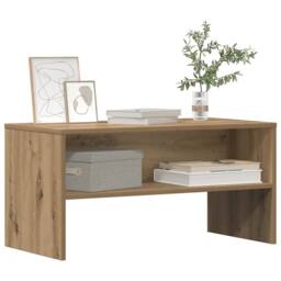 Berkfield Home TV Cabinet Artisan Oak 80x40x40 cm Engineered Wood in Brown - Size: 80 x 40 x 40 cm - thumbnail 1