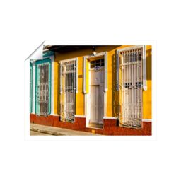 "Warren Reed - Designer View Of Trinidad Street, Cuba Unframed Art Print - Size: W24"" x H36""" - thumbnail 1