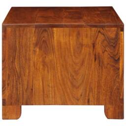 Berkfield Home Sturdy Coffee Table 90x50x40 cm Solid Wood Acacia in Brown - Size: 90 x 50 x 40 cm - thumbnail 1