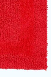 Homescapes Luxury Bath Mat Reversible 100% Cotton 1600GSM, 50 x 80cm, Extra Soft in Red - Size: 50 x 80 cm - thumbnail 2