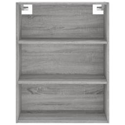 Berkfield Home Highboard Grey Sonoma 69.5x32.5x180 cm Engineered Wood - thumbnail 7