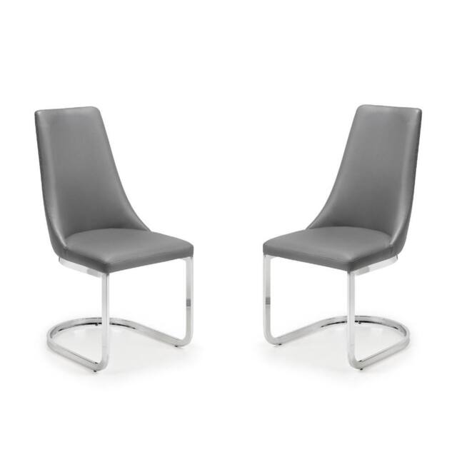 Cheshire Sorelli Premium Cantilever Dining Chairs - Set of 2 in Grey - image 1