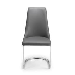Cheshire Sorelli Premium Cantilever Dining Chairs - Set of 2 in Grey - thumbnail 3