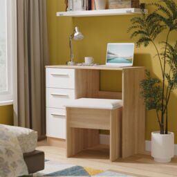 Ready Assembled 2 U Trent 3 Drawer Vanity (Ready Assembled)