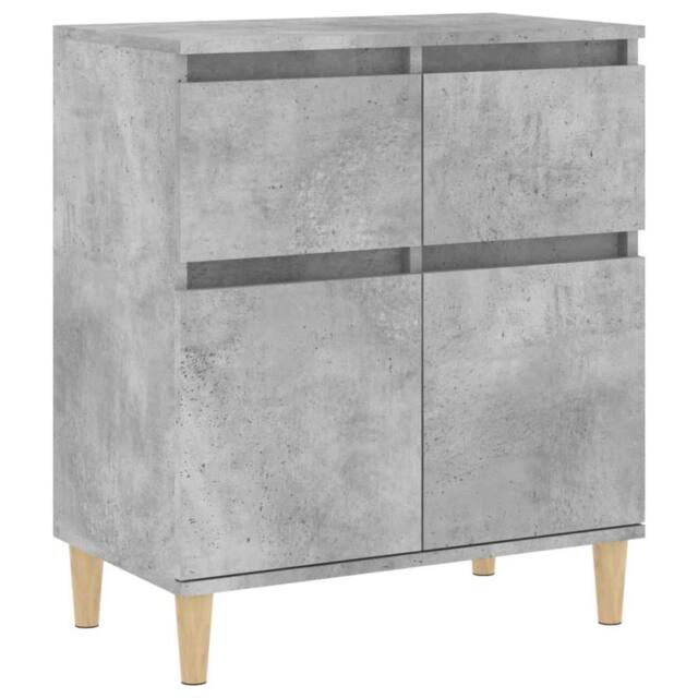 Berkfield Home Sideboard Concrete Grey 60x35x70 cm Engineered Wood - Size: 60 x 35 x 70 cm - image 1