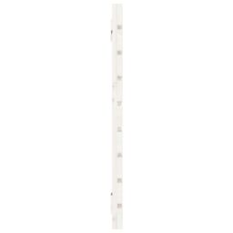 Berkfield Home Wall Headboard White 126x3x63 cm Solid Wood Pine - Size: 126 x 3 x 63 cm - thumbnail 5