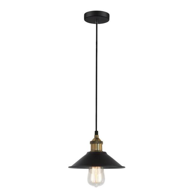 Netlighting Industrial & Retro Hanging Pendant Black Metal Alloy Shade E27