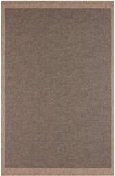 THE RUGS Jute Looking Square Dots Design Outdoor Rugs in Blue Nature 5200DG in Dark Grey - Size: 160 cm diameter - thumbnail 2