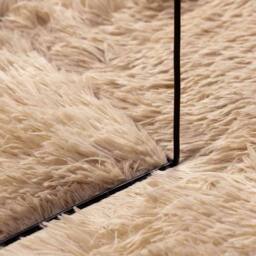 Berkfield Home Shaggy Rug High Pile NAVARRA Beige 160x230 cm Polyester - Size: Medium - thumbnail 7