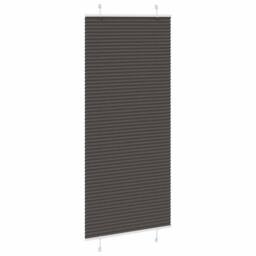 Berkfield Home Pleated Blind Black 95x200 cm Fabric Width 94.4 cm Polyester - thumbnail 3