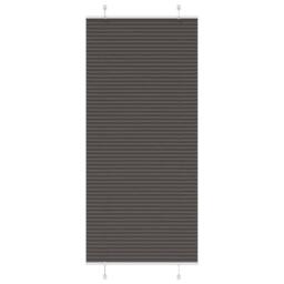 Berkfield Home Pleated Blind Black 95x200 cm Fabric Width 94.4 cm Polyester - thumbnail 2