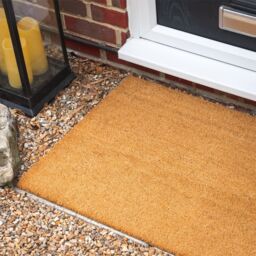 Nicola Spring Coir Door Mat - 90 x 60cm in Brown - Size: 90 cm x 60 cm - thumbnail 7