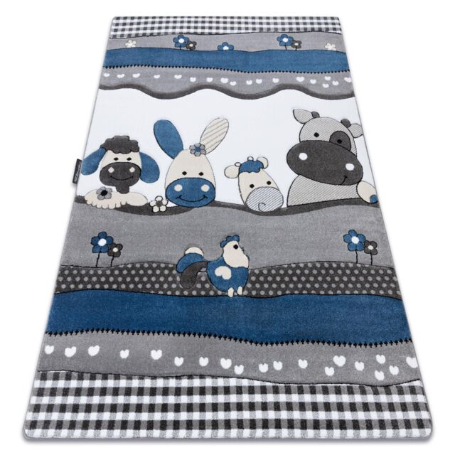 RugsX Petit Rug in Blue - Size: 120 cm x 170 cm - image 1