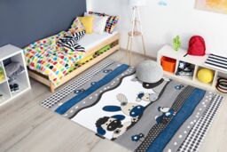 RugsX Petit Rug in Blue - Size: 120 cm x 170 cm - thumbnail 4