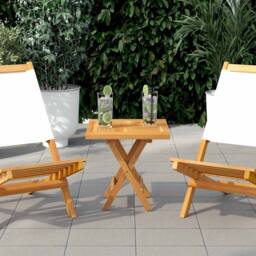 Berkfield Home Square Table Top 40x40x2.5 cm Solid Wood Teak in Brown - thumbnail 2