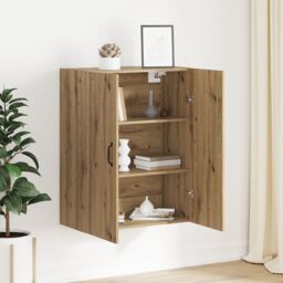 Berkfield Home Hanging cabinet Artisan oak 69.5 x 34 x 90 cm Engineered wood in Brown - thumbnail 4