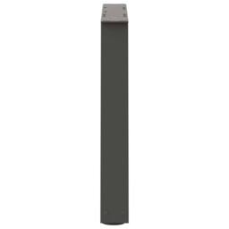 Berkfield Home Modern Dining Table Legs V-Shape 2 pcs Anthracite 70x(42-43.3) cm in Dark Grey - thumbnail 6
