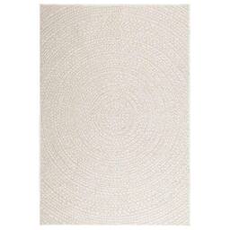 Berkfield Home Rug ZIZUR Cream 120x170 cm Jute Look Indoor & Outdoor - Size: Medium - thumbnail 1