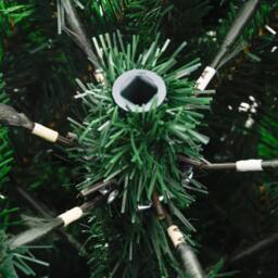 Berkfield Home Beautiful Artificial Hinged Christmas Tree with Red Berries 180 cm in Green - thumbnail 7