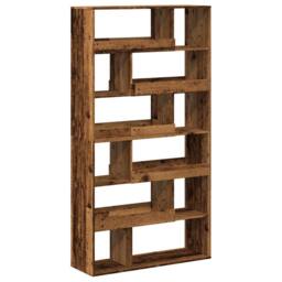 Berkfield Home Room Divider Old Wood 100x33x187.5 cm Engineered Wood in Brown - thumbnail 6
