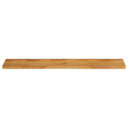 Berkfield Home Table Top Live Edge 160x40x2.5 cm Solid Wood Mango in Brown - thumbnail 3