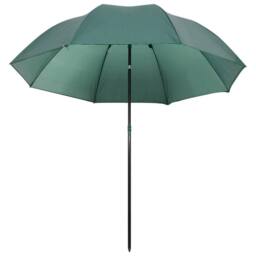 Berkfield Home Fishing Umbrella Green 220x193 cm - thumbnail 3