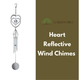 Marco Paul Large Outdoor Wind Chimes - Hearts in Silver - thumbnail 3