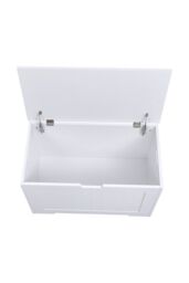 Living and Home White Kids Toy Box Storage Organizer - thumbnail 5