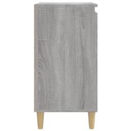 Berkfield Home Classic Bedside Cabinet Grey Sonoma 40x35x70 cm Engineered Wood - Size: 40 x 35 x 70 cm - thumbnail 7
