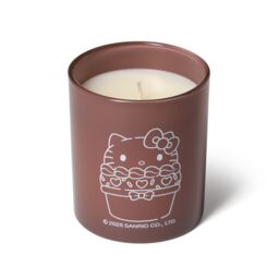 Hello Kitty Chocolate Cream Candle with Silicone Lid & Warm Scent in Brown - Size: Medium - thumbnail 3
