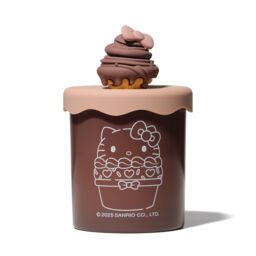 Hello Kitty Chocolate Cream Candle with Silicone Lid & Warm Scent in Brown - Size: Medium - thumbnail 6
