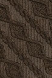 JVL Knit Rubber Backed Indoor Doormat 45x75cm Brown - Size: 45 cm x 75 cm - thumbnail 3