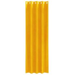 Berkfield Home Blackout Curtains with Eyelets 2 pcs Mustard Yellow Velvet - thumbnail 3