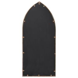 Berkfield Home Garden Mirror Sand 100x45 cm Iron for Outdoor Use in Beige - thumbnail 4