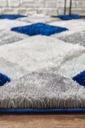 Origin 3D GEO Shaggy Navy 60x110 - Size: 60 cm x 110 cm - thumbnail 3