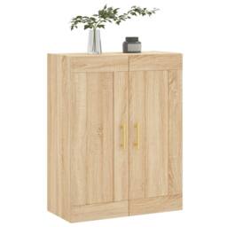 Berkfield Home Wall Mounted Cabinet Sonoma Oak 69.5x34x90 cm Engineered Wood in Light Tan - thumbnail 4