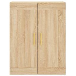 Berkfield Home Wall Mounted Cabinet Sonoma Oak 69.5x34x90 cm Engineered Wood in Light Tan - thumbnail 7
