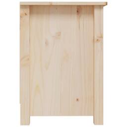 Berkfield Home TV Cabinet 70x36.5x52 cm Solid Wood Pine in Light Brown - thumbnail 8
