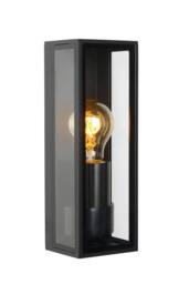 Lucide 'DUKAN' Dimmable Stylish Decorative Mountable Outdoor Wall Light 1xE27 in Black