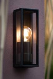Lucide 'DUKAN' Dimmable Stylish Decorative Mountable Outdoor Wall Light 1xE27 in Black - thumbnail 4