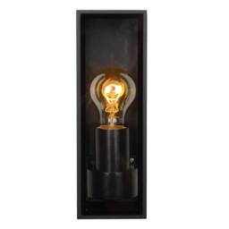 Lucide 'DUKAN' Dimmable Stylish Decorative Mountable Outdoor Wall Light 1xE27 in Black - thumbnail 5