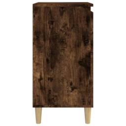 Berkfield Home Bedside Cabinets 2 pcs Smoked Oak 40x35x70 cm Engineered Wood in Brown - Size: 40 x 35 x 70 cm - thumbnail 7