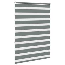 Berkfield Home Elegant Zebra Blind Dark Grey 105x150 cm Fabric Width 100.9 cm Po - thumbnail 4