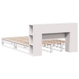 Berkfield Home Bookcase Bed without Mattress White 140x200 cm Solid Wood - thumbnail 8