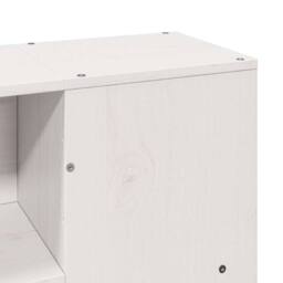 Berkfield Home Bookcase Bed without Mattress White 140x200 cm Solid Wood - thumbnail 9