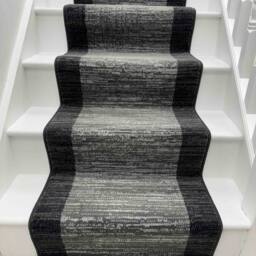runrug Stair Runner Carpet for Staircases - Soft & Comfy, 9mm - Morning Mist in Dark Grey - Size: 70 cm x 690 cm - thumbnail 6