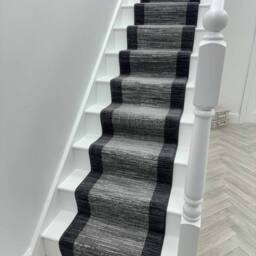 runrug Stair Runner Carpet for Staircases - Soft & Comfy, 9mm - Morning Mist in Dark Grey - Size: 70 cm x 690 cm - thumbnail 5