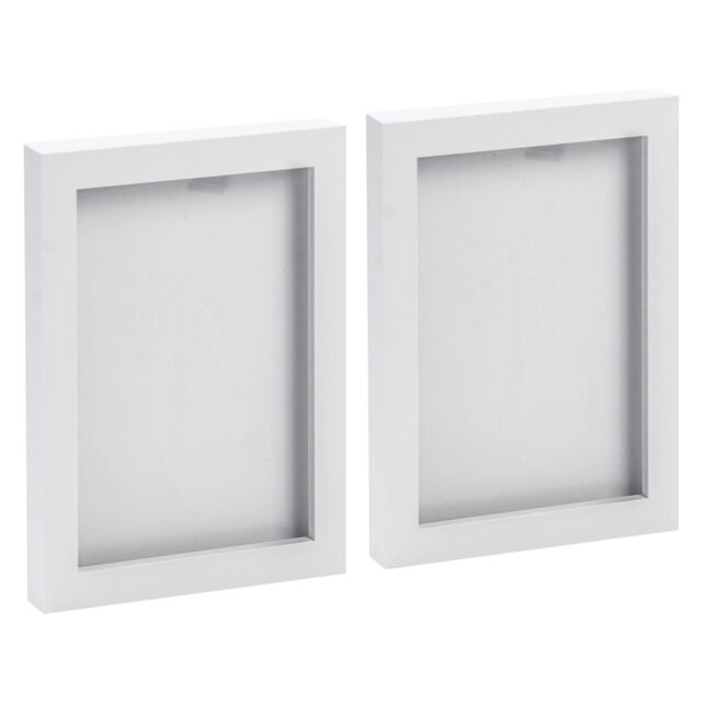 "Nicola Spring Photo Frames - 5"" x 7"" - Pack of 2 in White" - image 1
